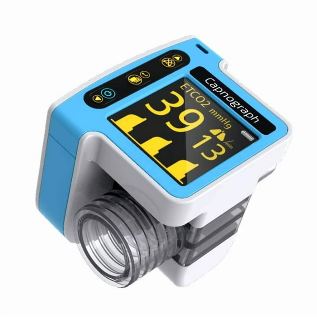 Moniteur Numérique de CO2 Tendance 24 Heures Palm Mini End Tidal EtCO2/CO2