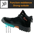 thumbnail image 3 of Ecetana Steel Toe Work Boots for Men Safety Industrial Construction Shoes, 3 of 6