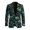 Dinosaur Skeleton & Fossil Footprint Pattern, variant on Western Cowboy & Desert Cactus Print Polyester Men Suit Coat with Elegant, Slim Fit Regular Fit Dress Jacket for Prom