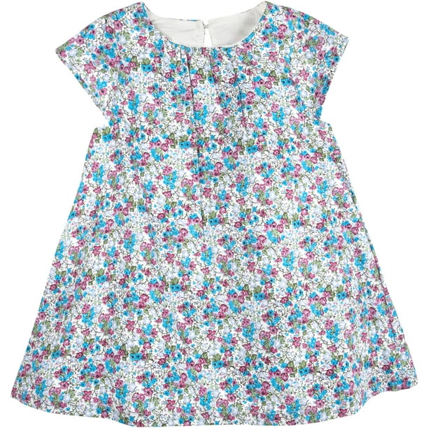 G-Cutee - Newborn Baby Girls' Lavender Ditsy Floral Dress - Walmart.com ...