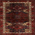 thumbnail image 1 of Ahgly Company Indoor Square Traditional Reddish Brown Animal Area Rugs, 5' Square, 1 of 6