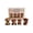 A002- B, variant on 3D Beaded Diy Craft Kit, Diy Crafts for Adults, Beaded Art Kits for Adults, Highland Cow Decor Set with 4 Distinct Mini Highland Cow Figurines, Fun Crafts for Adults, Cow