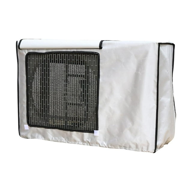 Housse de Climatiseur pour Unités Extérieures, Housses de Climatiseur de Fenêtre Extérieur, Imperméable, Antipoussière, Polyester, Protection Solaire, Housse de Protection 1,5p