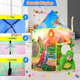 thumbnail image 4 of Wilwolfer Kids Play Tent Dinosaur Toys Tent for Boys Girls 3/4/5/6/7/8 Years Toddlers Playhouse Indoor Outdoor, 4 of 9