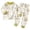 Yellow, variant on Gubotare Pjs Girls Fashion Girls Pajamas Toddler Pjs Set Kids Sleepwear 2 Piece Child Clothes 5T 6T (Coffee,5-6 Years)