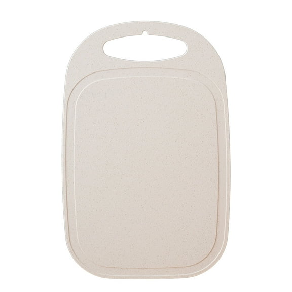 Blasgw Cutting Board Reversible Easy Grip Handle Grooves Dishwasher Safe Kitchen Chopping Boards Meat Veggies Black Beige