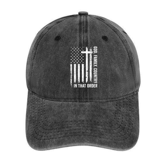 God Family Country Hat Adjustable Funny Fashion Unisex Baseball Cap For Men Women