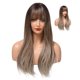 thumbnail image 4 of Pelucas De Pelo Sintético,Pelucas Onduladas Pelucas De Pelo Largo Ondulado Dorado Peluca Rizada Degradada Rendimiento De Primera Categoría, 4 of 8