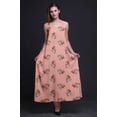 thumbnail image 3 of Bimba Robe Longue Sans Manches à Bretelles Spaghetti Imprimée Florale en Rayonne pour Femmes - TTTG, 3 of 4