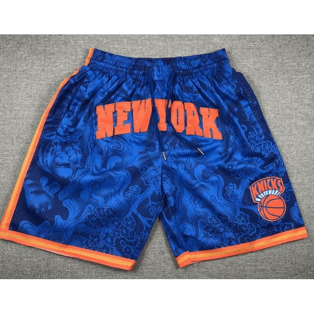 Shorts de Basketball Rétro MIAMI HEAT en Maille Décontractée avec Poches pour Hommes et Femmes
