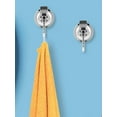 thumbnail image 6 of Wekvgz Removable Suction Cup Hooks (6 Pack) , Silver Heavy Duty Vacuum Shower Hooks , Powerful Wreath Hanger for Bathroom Restroom Kitchen, 6 of 11