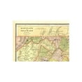 thumbnail image 4 of Historic State Map - Maryland Delaware - Cram 1886 - Vintage Wall Art, 4 of 4