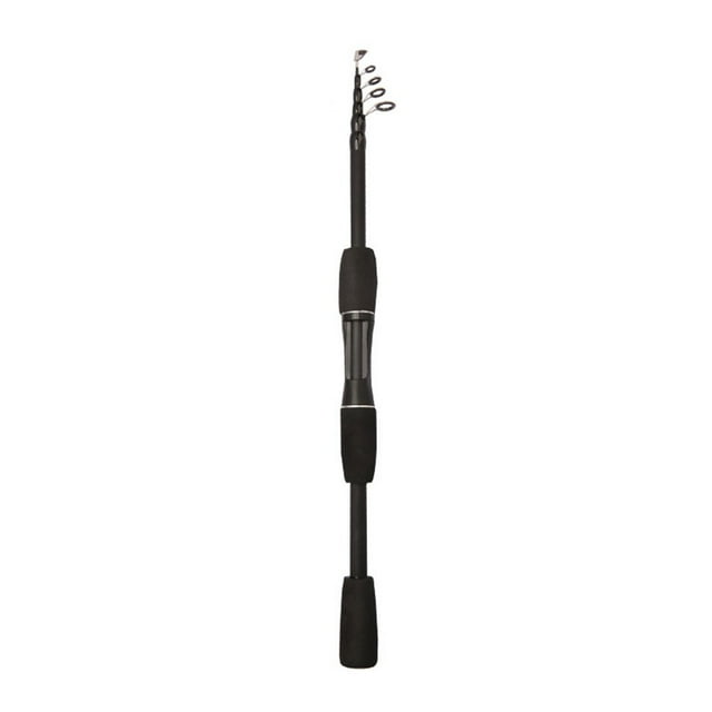 1.5M-2.1M Portable Telescopic Baitcast Fishing Rod Straight/Curved Handle Ml Straight Handle 1.8M