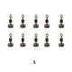 thumbnail image 3 of Greeniant Conector de herramienta giratoria de 10 Uds., accesorios de pesca, aparejos giratorios, aparejo de rodamiento, equipo deportivo Pescar Talla pequeña, 3 of 6