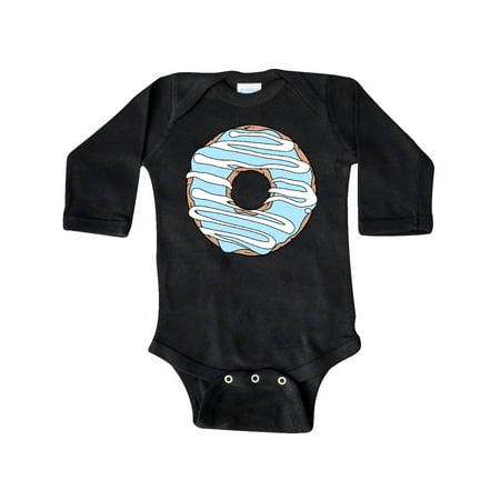 

Inktastic Blue Donut Donut Frosting Donut Icing Glaze Gift Baby Boy or Baby Girl Long Sleeve Bodysuit