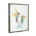 thumbnail image 3 of Stupell Rainbow Birds Flying Duo Animals & Insects Painting Gray Floater Framed Art Print Wall Art, 3 of 6