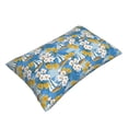 thumbnail image 3 of Daiia Flower and Sail Boat Bedding Waterproof Pillow Protector Zippered Queen – Bed Bug Proof Pillow Encasement-20"x30", 3 of 9