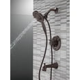 thumbnail image 4 of Delta Linden MonitorÂ® 17 Series Tub and Shower Trim with In2itionÂ® Two-in-One Shower in Venetian Bronze T17493-RB-I, 4 of 4