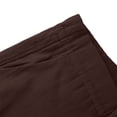 thumbnail image 6 of Babcutegg Womens Linen Pants Wide Leg Soild Color Regular Fit Cotton Linen Side Pockets Summer Clothes for Women Brown Size XL, 6 of 8