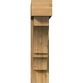 thumbnail image 2 of Ekena Millwork 8"W x 34"D x 34"H Balboa Block Rough Sawn Bracket w/ Offset Brace, Western Red Cedar, 2 of 25