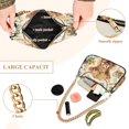 thumbnail image 2 of FORMRS Womens Shoulder Bag with Chain Strap Clutch Purse Cute Tote Handbag, Floral Cow, 2 of 7