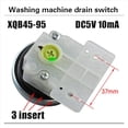 thumbnail image 4 of 3X XQB45-95 DC5V 10mA Washing Machine Water Level Switch Washing Machine Water Level Sensor Automatic Sensor,3 x water level switch,Silver-White, 4 of 6