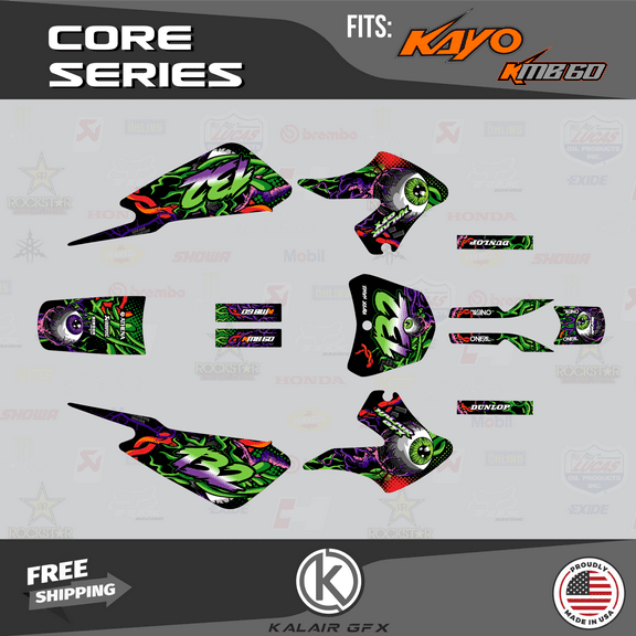 Kalair GFX Graphics Kit for Kayo KMB60 (2022-2023) Core Series