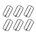 thumbnail image 1 of 100PCS Slide Belt Connection Roller Buckles Bag Strap Adjustable Metal Pin Buckles for Backpack Suitcase Clothes(Silver), 1 of 8