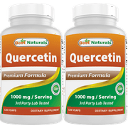 2 Pack Best Naturals Quercetin 1000 mg/Serving 120 Vegetarian Capsules | Immune Health
