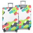 thumbnail image 2 of Stretch Luggage Cover L(25-28in)– Elastic Travel Suitcase Protector with Handle Openings & Bottom Closure, Washable Polyester Spandex Suitcases Cover, Abstract Geometry Print, 2 of 5