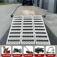 thumbnail image 4 of M optimized Aluminum Loading Ramps, 1500 lbs Tri-Fold Foldable Ramps for Pickup Trucks Bed, Trailers Ramp with Load Straps for Motorcycles, ATV/UTV, Lawn mowers, Tractors, 4 of 7