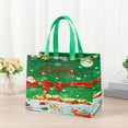 thumbnail image 4 of BNNG Christmas Gift Bags 1 Pack - Christmas Non-Woven Gift Bags, Tote with Handles, Treat Bags, Multifunctional for Gifts Wrapping Shopping, Xmas Party Supplies, 12.8"×9.8"×6.7", 4 of 6