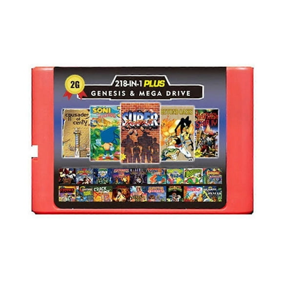 218-In-1 Game 16 Bit Game for Megadrive Game for PAL and NTSC