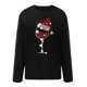 thumbnail image 4 of Sudaderas de Cuello Redondo de Navidad Para Mujer Primavera Otoño Manga Larga Impreso Suéter Top Odeerbi ODB193668, 4 of 5
