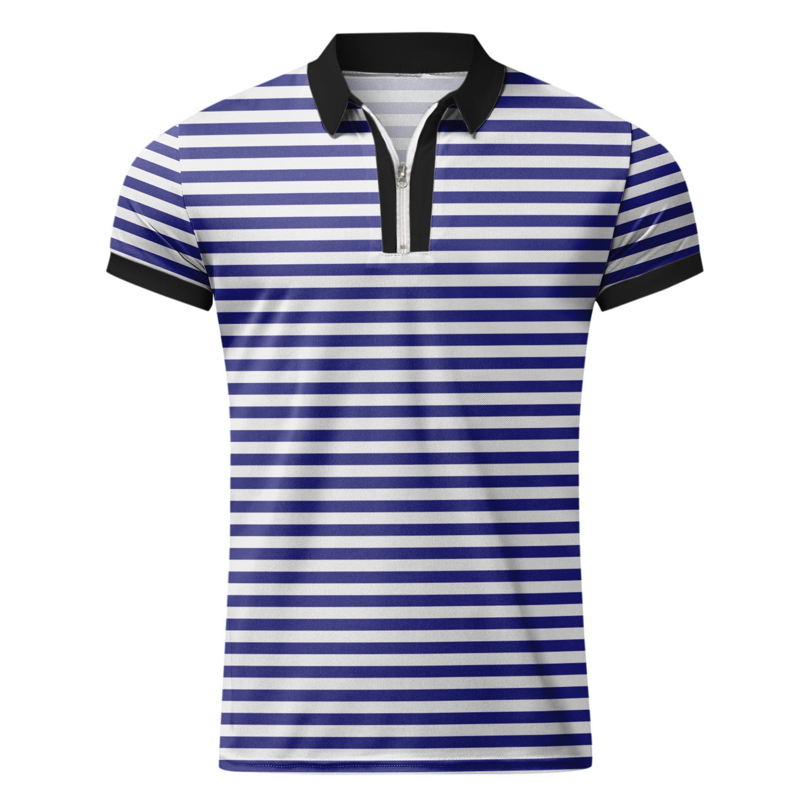 トップス HORIZONTAL STRIPES POLO L/S SHIRT Buy Tommy Hilfiger Men Men Blue Short Sleeve Horizontal