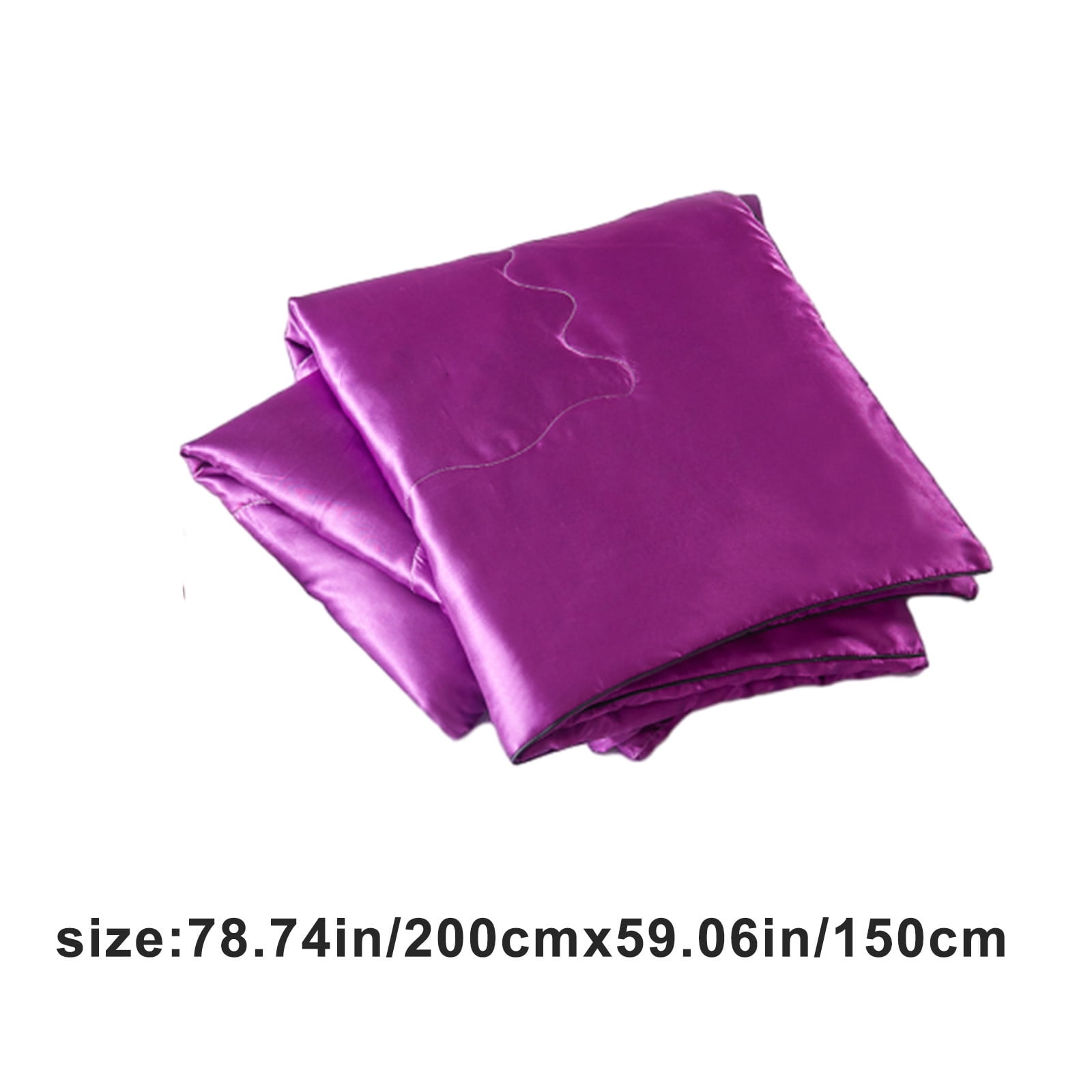 Lightweight Silk Cooling Blanket, Silk Cooling Sheets Queen, Washed Silk Ice Silk Conditioning Quilt Summer Cool Quilt, Core Solid Color Summer Thin Quilt, Cooling Blanket For Hot Sleepers
