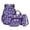 Purple-Skull Flower Stars Moon, variant on Kuiaobaty Skull Flower Print Backpack Set with Pencil Case for Teens Stars Moon Print Backpack and Lunch Bag Set with Multi Pockets Backpack and Water Bottle Bag for School