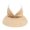 Beige, variant on LRen Women Tea Party Hats Women's Summer Sun Visor Elastic Hollow Top Baseball Cap for Outdoor Summer Beach Sun Hat Pink