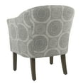 thumbnail image 3 of HomePop Modern Barrel Accent Chair, 3 of 7