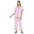 thumbnail image 5 of Inkmeso Top Pajama Set Women Solid Sleepwear Pj Loungewear 2 Piece Set Nightwear, 5 of 7