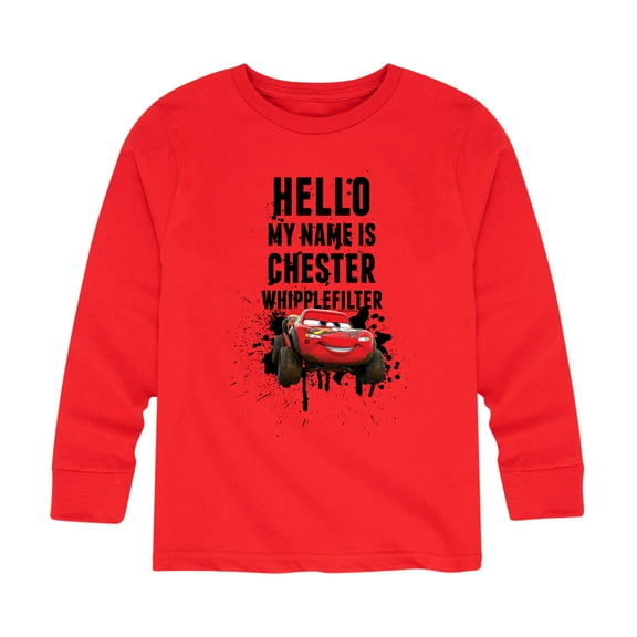Disney's Cars - Chester Whipplefilter - Toddler And Youth Long Sleeve Graphic T-Shirt