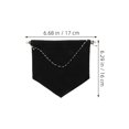 thumbnail image 2 of Raindrops 5pcs Wall Mounted Banner Black Canvas Space-saving Storage for Trade Show, 2 of 8