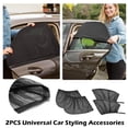 thumbnail image 4 of 2pcs Car Mosquito Curtains Summer Sunshade Side Windows P5N4 Prof P6T1 M7C8, 4 of 10