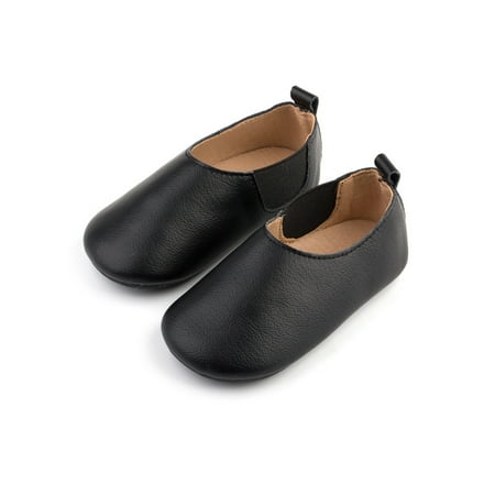 

Lumento Mary Jane Flats for Girls Closed Toe Dress Shoes Magic Tape Princess Shoe Soft Sole Loafers School Comfort Flat Black 2# 10.5C