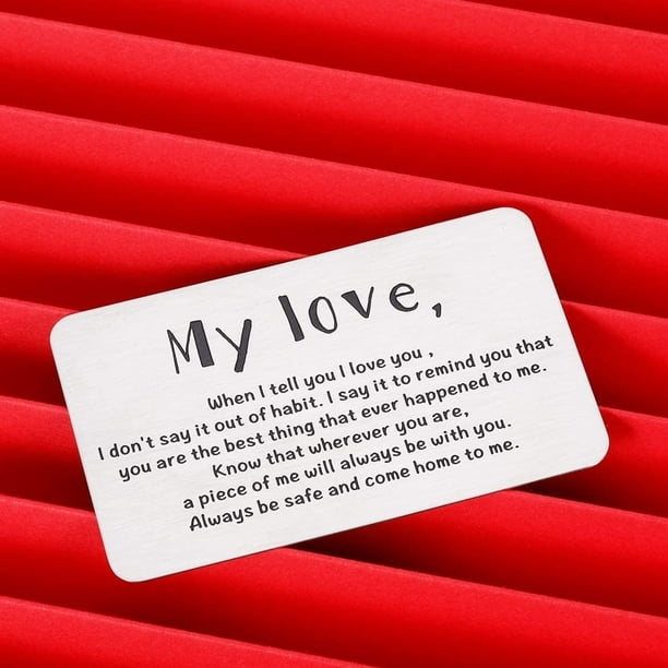 Carte De Noël Romantique Pour Elle Et Lui, Carte Joyeux Pour Petit Ami