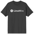 thumbnail image 1 of LimeWire White Logo Charcoal T-Shirt, 1 of 2