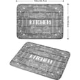 thumbnail image 2 of Grey Cooking Dish Drying Mats for Kitchen Counter 16x18 inch Vintage Wood Dish Drying Mat Super Absorbent Microfiber Dishes Pad Farmhouse Rustic Dish Drying Mats for Tableware Countertop Decor, 2 of 6