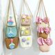 thumbnail image 2 of Bolso de hombro con lazo de Minnie para niñas, bandolera de paja, monedero para llaves, bonito Mini bolso de princesa, novedad de verano 2022, 2 of 4