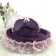 thumbnail image 3 of Hanpanda Fantasy Bow Lace Dog Beds - Detachable Oval Princess Pet Bed ShopWise Round, 3 of 7