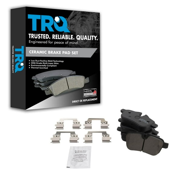 TRQ Rear Ceramic Brake Pad Set for BMW Z4 sDrive35i 28i 30i BFA19792